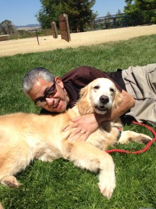 Me and Kali at the Little League game