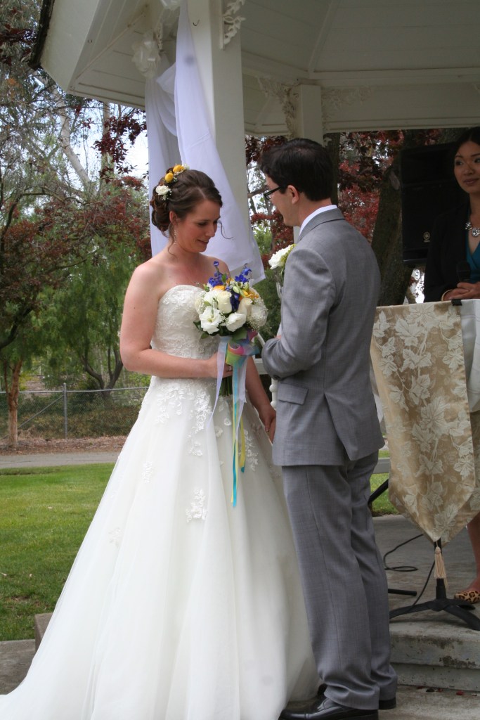 My son Michael and his bride Katie at their wedding